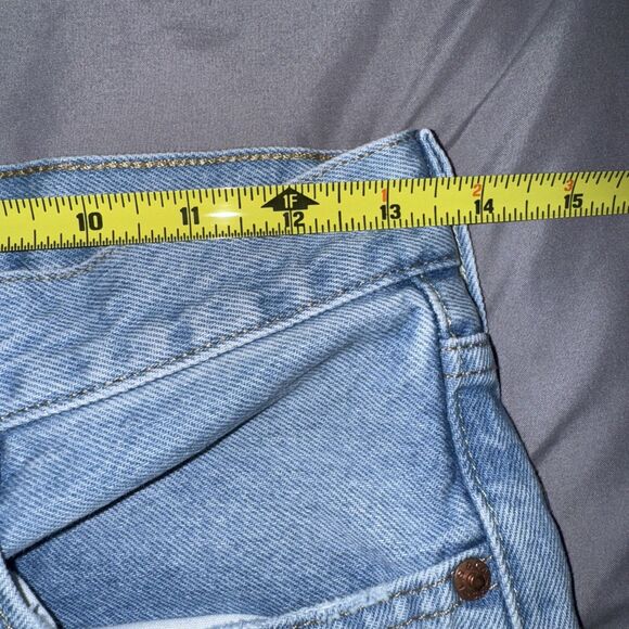 Levis 501 Jeans Womens 26x26 Blue Denim Straight Leg Buttonfly Retro - Picture 9 of 10